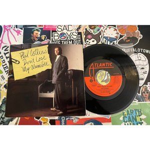 Phil Collins, "Don't Lose My Number" Vinyl 7" Single